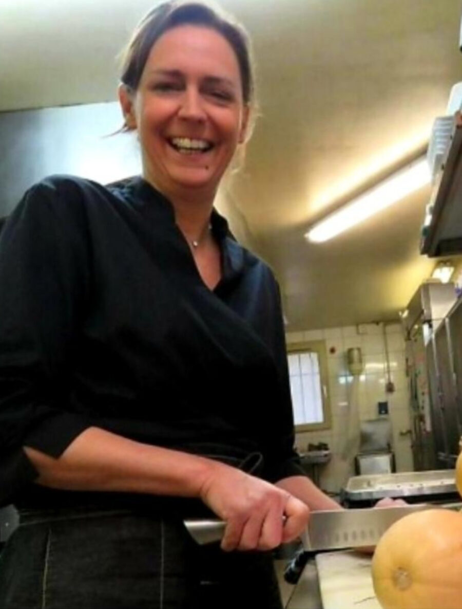 At the stove — prepared on site, every day